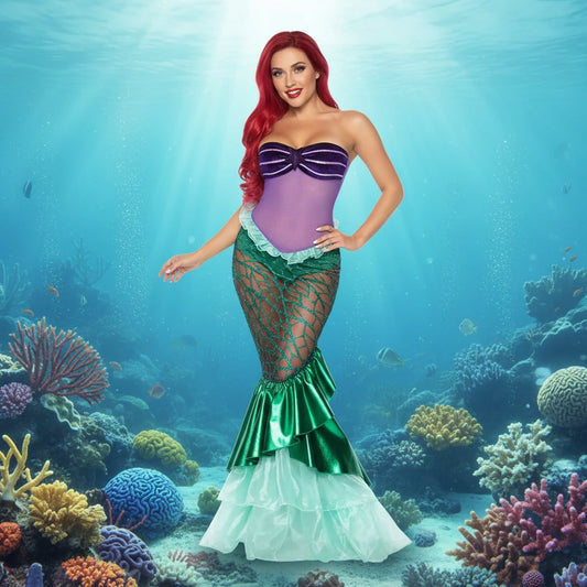 Mermaid Dress Costume – Women's, Sequin Style & Fishtail Fit