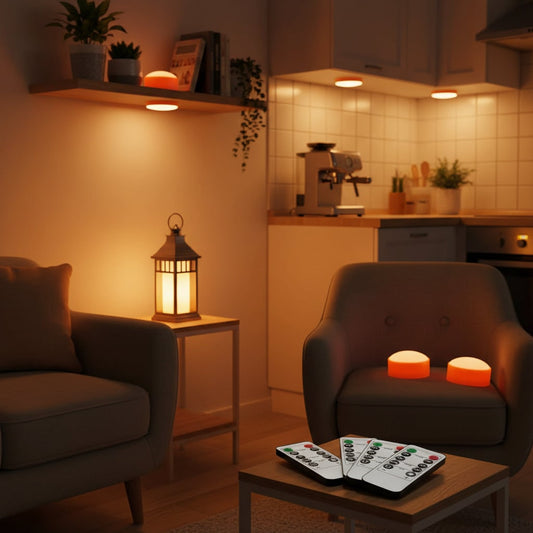 LED Pumpkin Lights – Battery Operated, Orange Glow & Halloween Decor