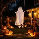 Halloween Flying Ghost Swing – Remote Controlled, Adjustable LED Light & Two Size Options