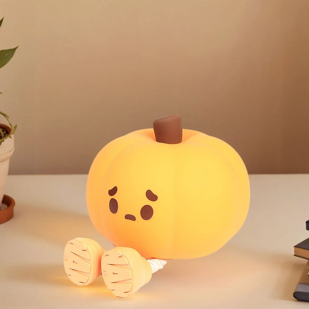 Halloween Decoration LED Night Light Rechargeable Pumpkin
