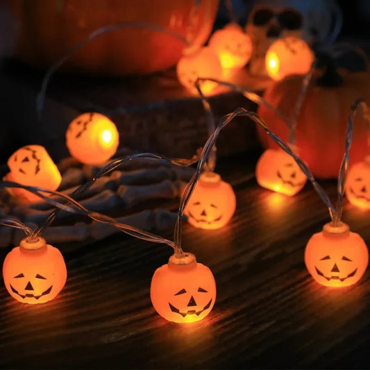 Halloween LED String Lights – Hanging Indoor & Outdoor Décor