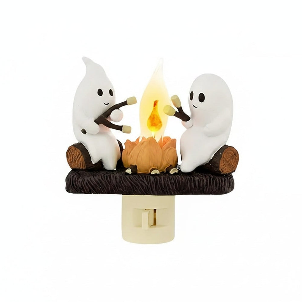 Halloween Decoration Plug-In Night Light LED Ghost Dunk Room