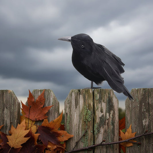 Artificial Crows – Realistic Halloween Decoration, Indoor & Outdoor Display