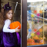Halloween Decoration Spider Web Window Hanging Party Set
