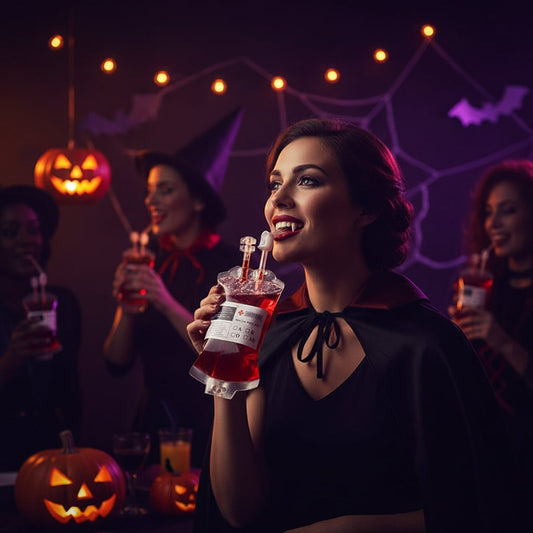 Vampire Blood Bag Decoration – Halloween Party Supplies & Prop