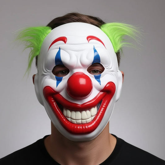 Horror Clown Mask – Halloween Costume, Unisex Fit & Scary Design