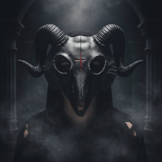 Scary Goat Mask – Theater Costume for Cosplay & Halloween Parties