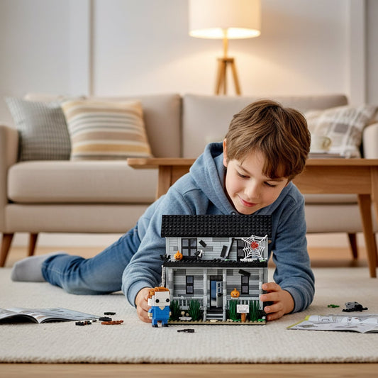 Ghost House Building Kit – Halloween Toy & Creative Playset