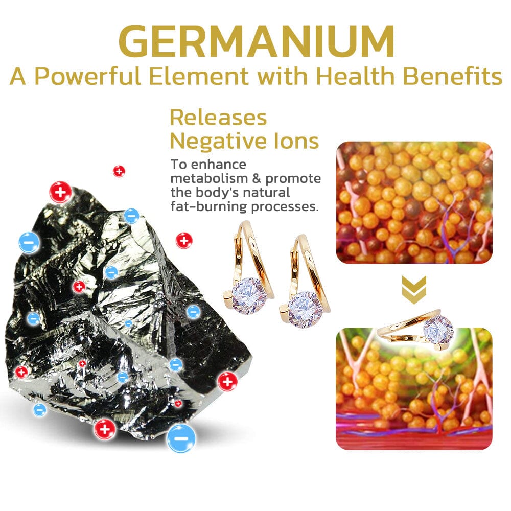 Lymphvity Germanium Wellness Earrings - Boost Your Well-being with Stylish Design