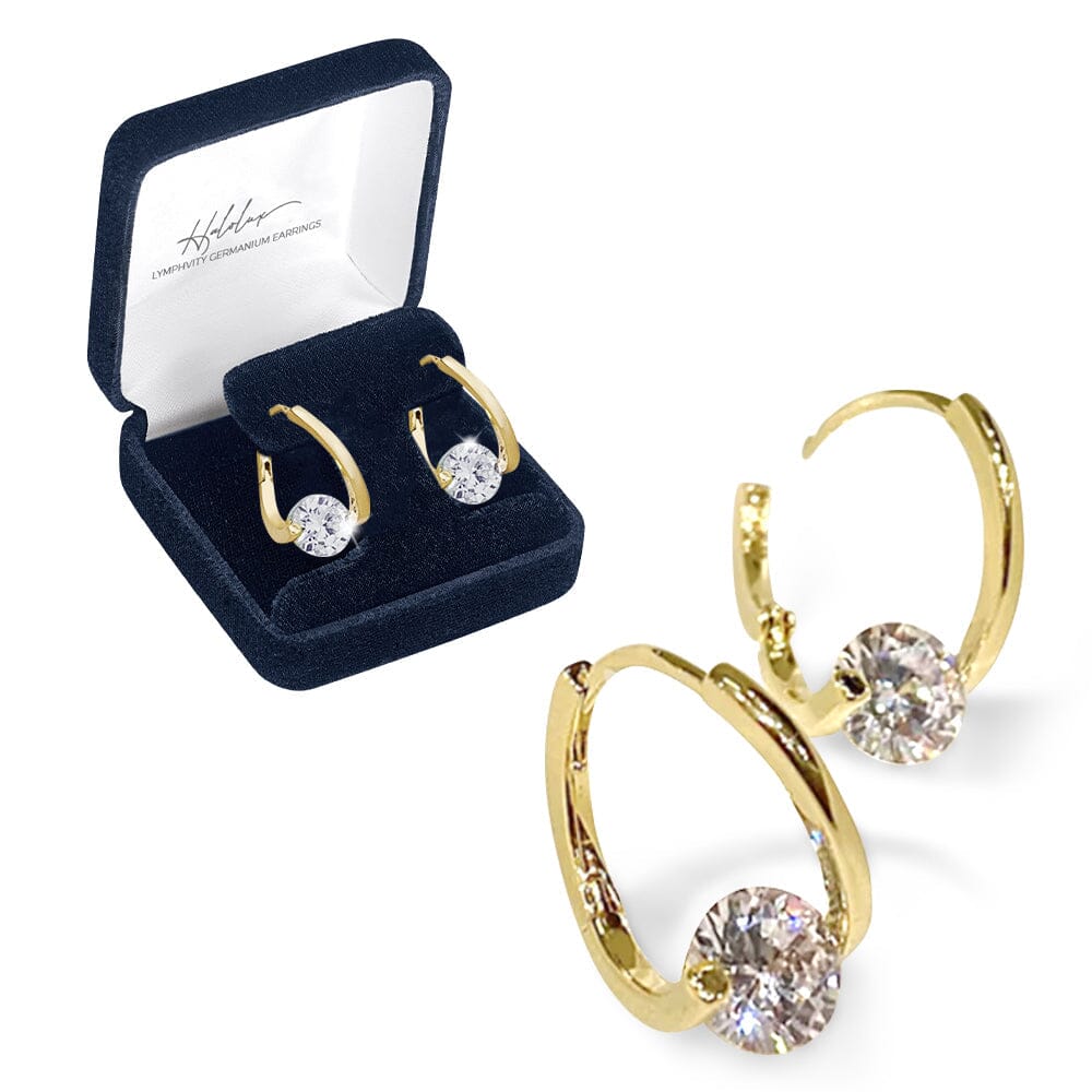 Lymphvity Germanium Wellness Earrings - Boost Your Well-being with Stylish Design