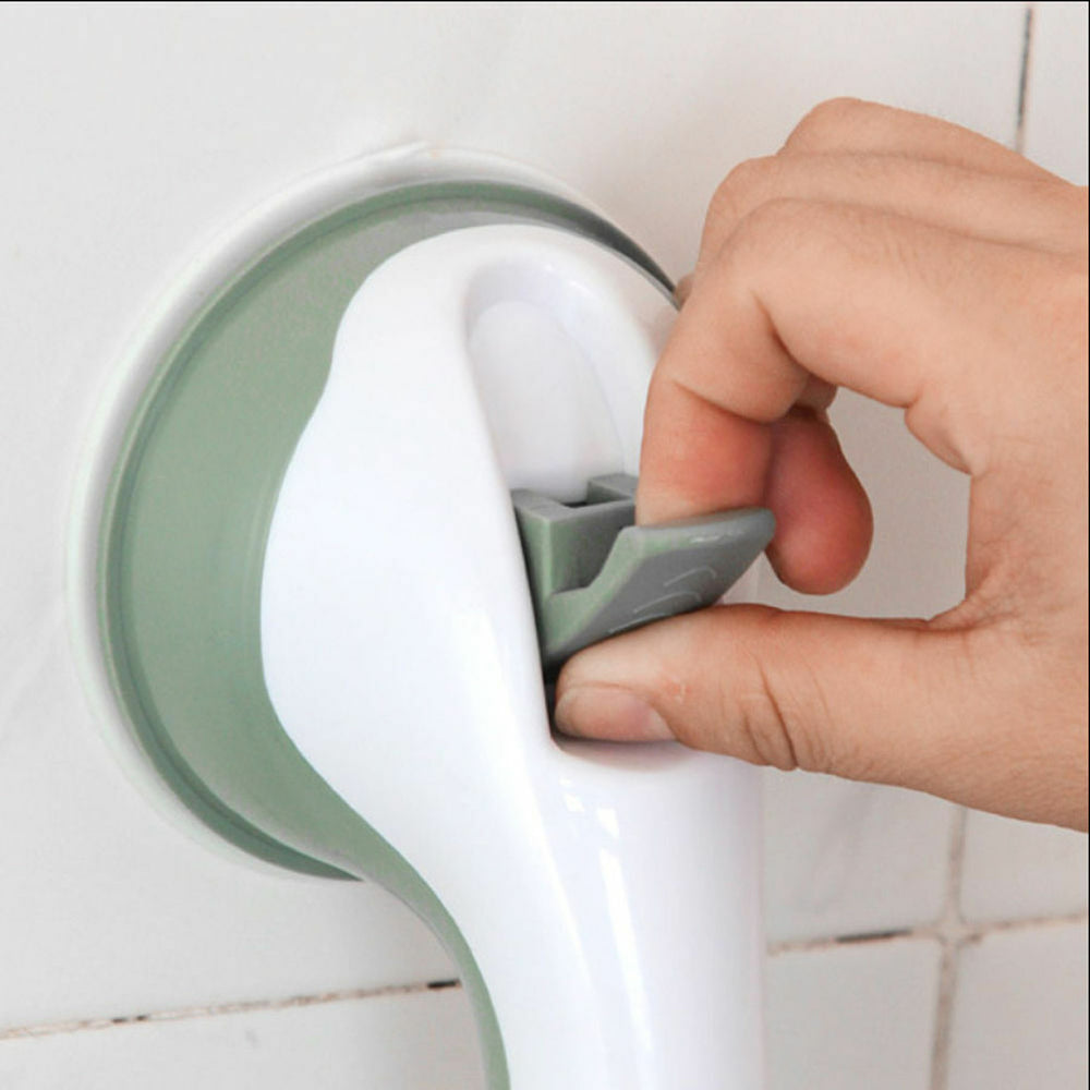 Suction Grab Bar – No-Drill Mount, Holds 80 kg & 29 cm for Shower & Bath