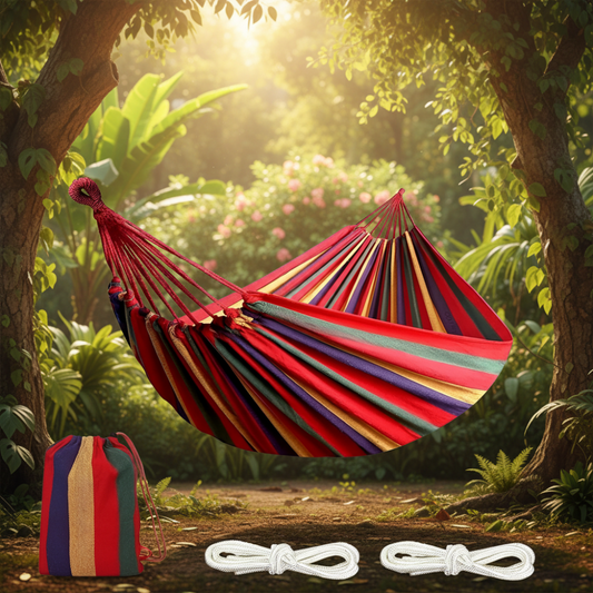 Camping Hammock – Double Capacity, Portable Straps & Multiple Sizes