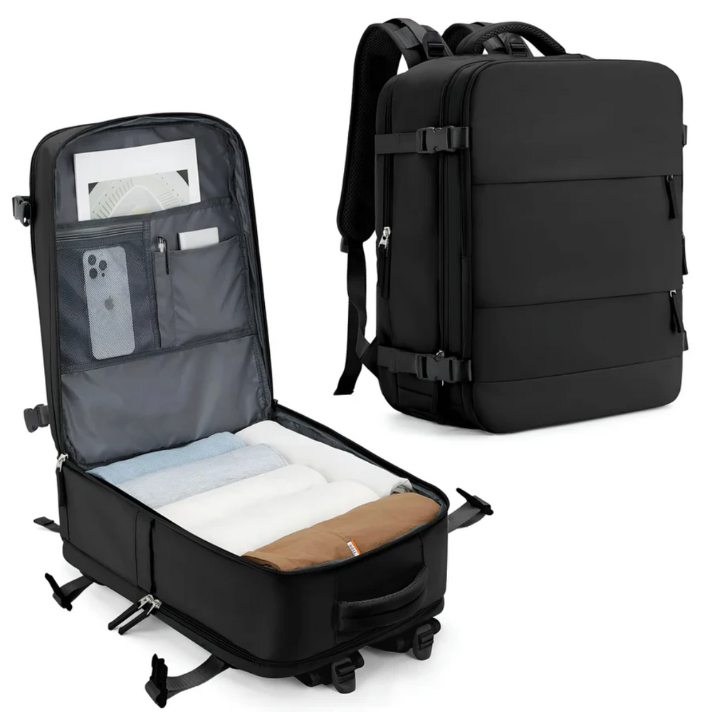 TravelMate Spacious Hand Luggage Suitcase - Lightweight & Durable Carry-On for Effortless Travel