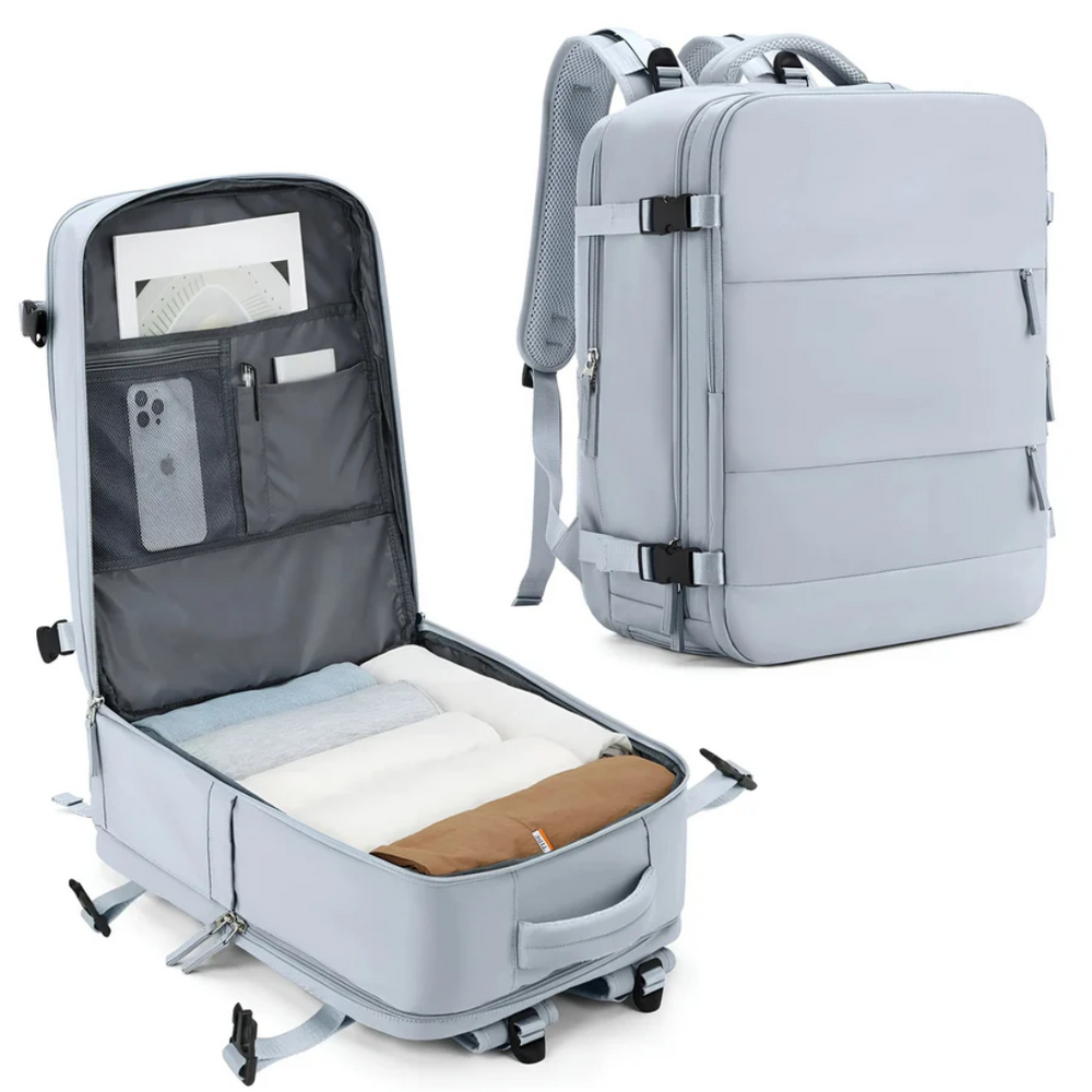 TravelMate Spacious Hand Luggage Suitcase - Lightweight & Durable Carry-On for Effortless Travel