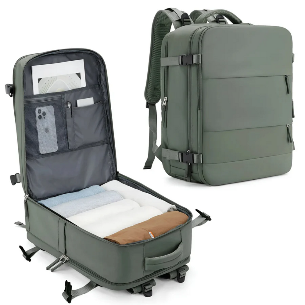 TravelMate Spacious Hand Luggage Suitcase - Lightweight & Durable Carry-On for Effortless Travel
