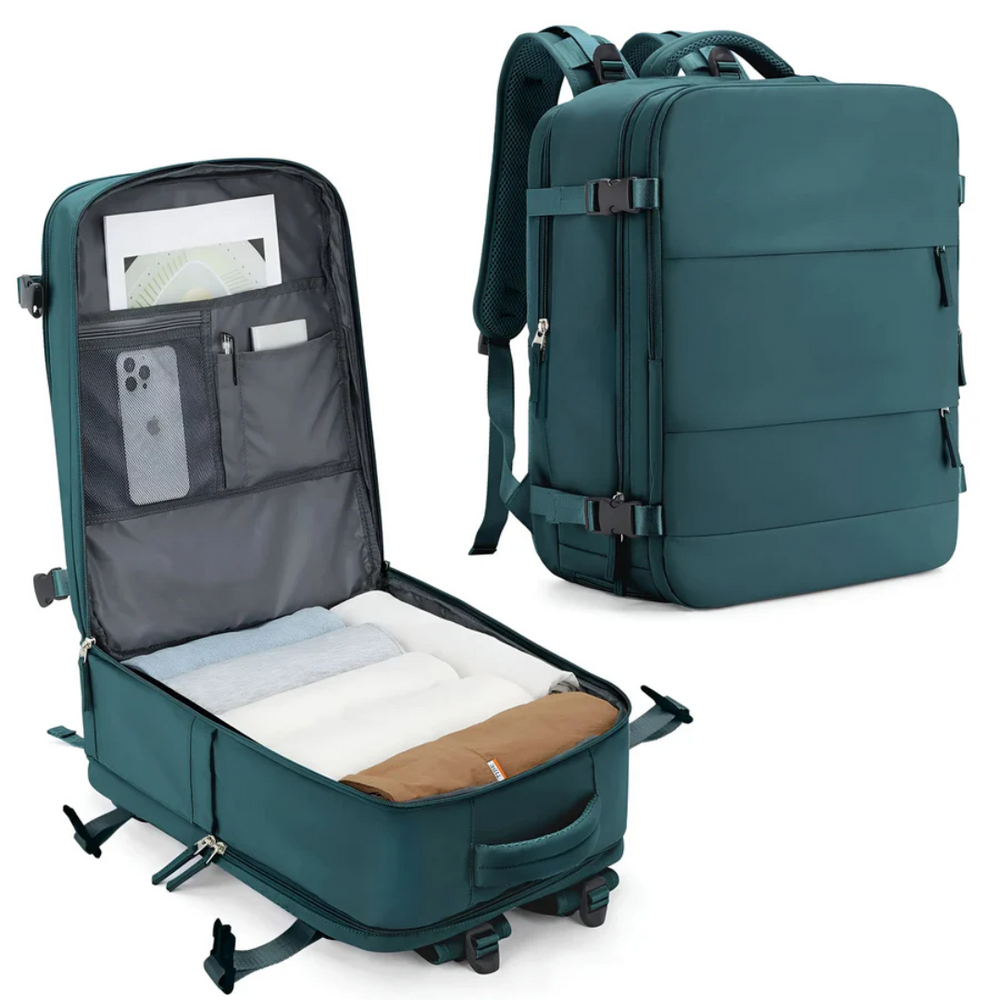 TravelMate Spacious Hand Luggage Suitcase - Lightweight & Durable Carry-On for Effortless Travel