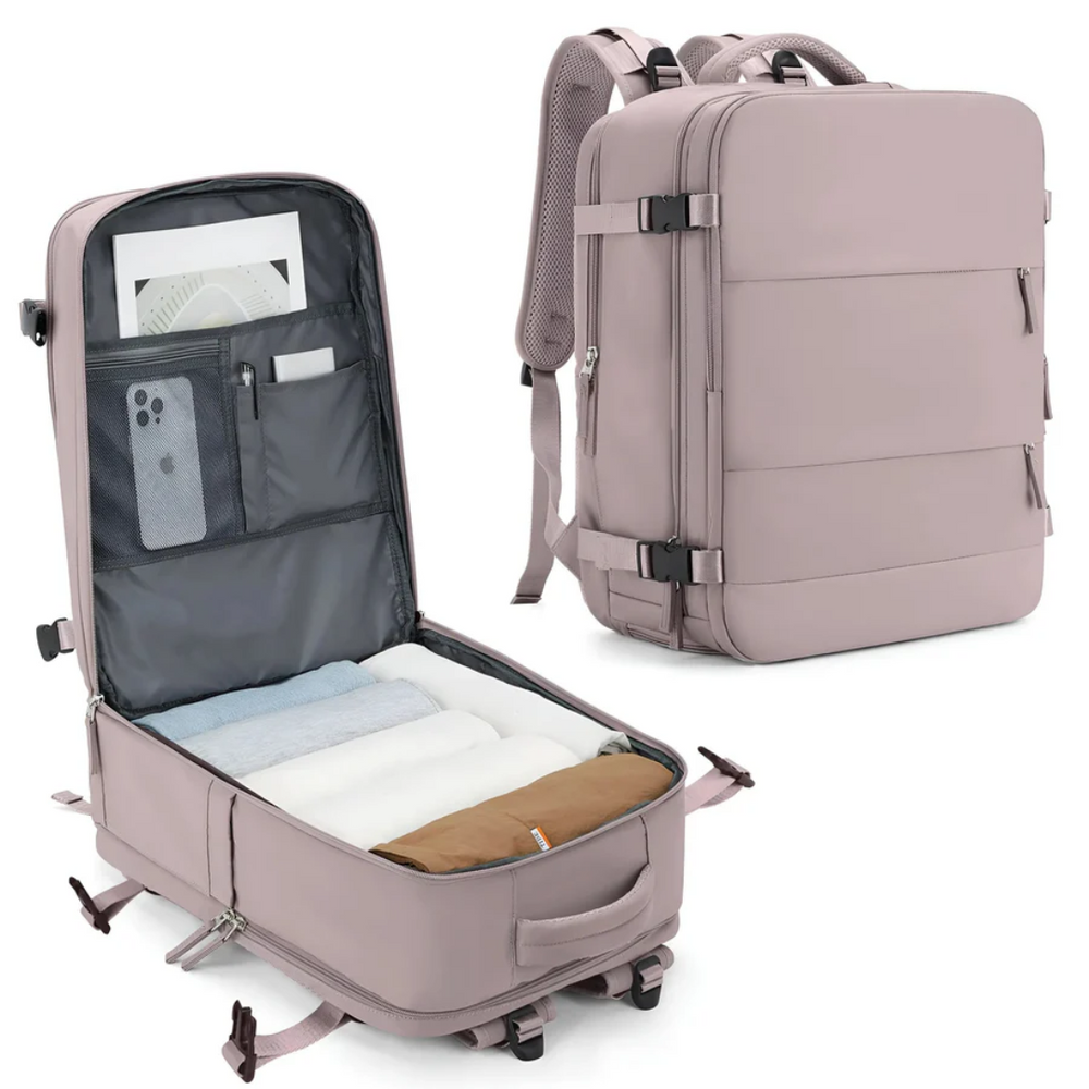 TravelMate Spacious Hand Luggage Suitcase - Lightweight & Durable Carry-On for Effortless Travel