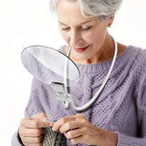 Hands-Free Magnifying Glass – Adjustable Neck Strap, Reading & Crafts