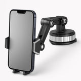 Suction Cup Car Phone Holder – 360° Rotation, Adjustable Arm & Universal Fit