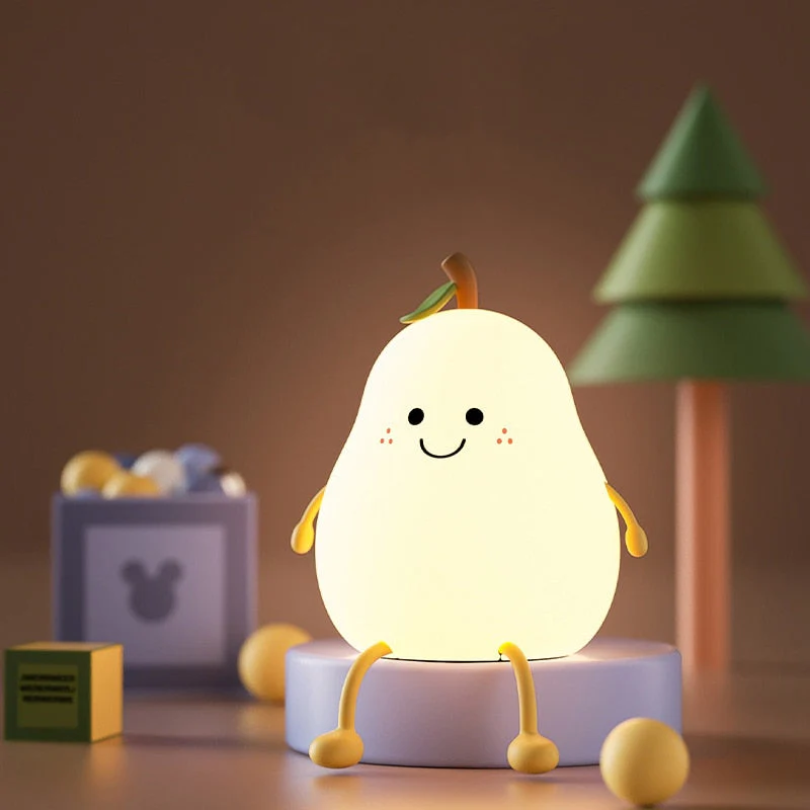 HappyPear Children's Night Light - Soft Glow & Soothing Design for Peaceful Sleep