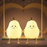 HappyPear Children's Night Light - Soft Glow & Soothing Design for Peaceful Sleep
