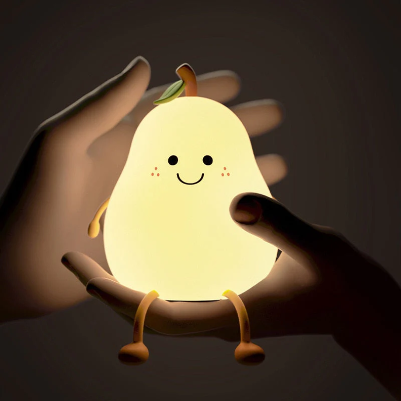 HappyPear Children's Night Light - Soft Glow & Soothing Design for Peaceful Sleep