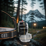 Ultra Bright 18,000 Lumen LED Headlamp - Rechargeable, Lightweight & Adjustable for Outdoor Adventures