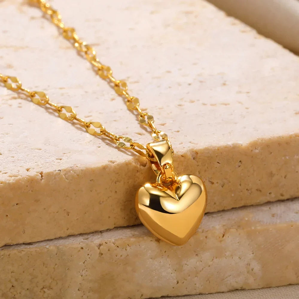 Elegant Heart Pendant Necklace for Women | Stylish Jewelry Gift