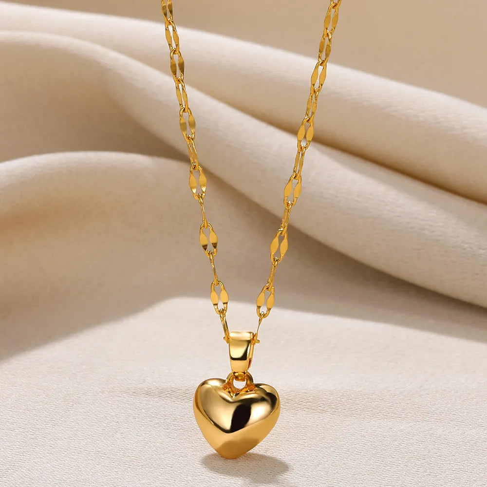 Elegant Heart Pendant Necklace for Women | Stylish Jewelry Gift