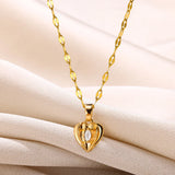 Elegant Heart Pendant Necklace for Women | Stylish Jewelry Gift
