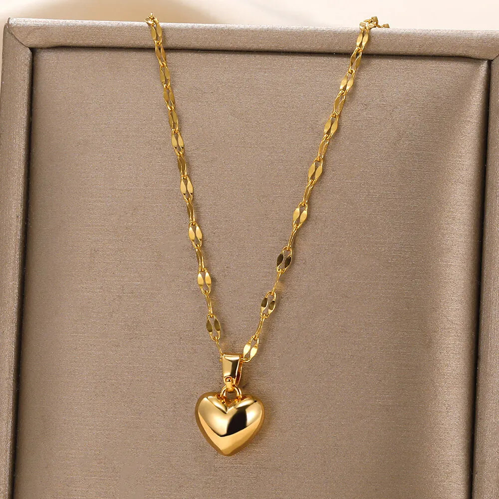 Elegant Heart Pendant Necklace for Women | Stylish Jewelry Gift