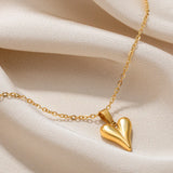 Elegant Heart Pendant Necklace for Women | Stylish Jewelry Gift