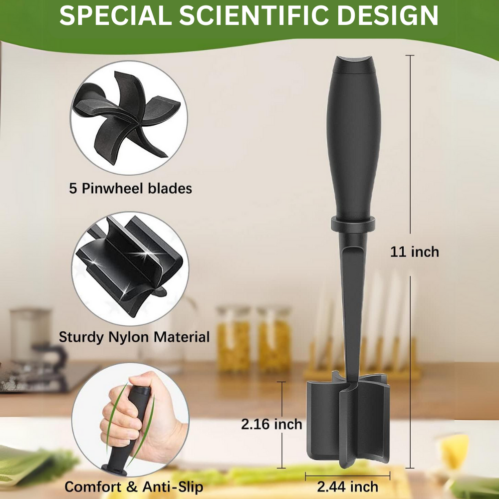 Enhanced Product Title: **Premium Heat-Resistant Meat Chopper - Durable Kitchen Tool for Effortless Meat Shredding and Slicing**