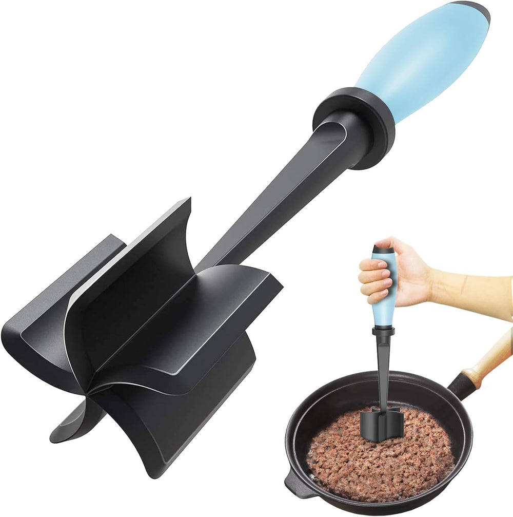 Enhanced Product Title: **Premium Heat-Resistant Meat Chopper - Durable Kitchen Tool for Effortless Meat Shredding and Slicing**