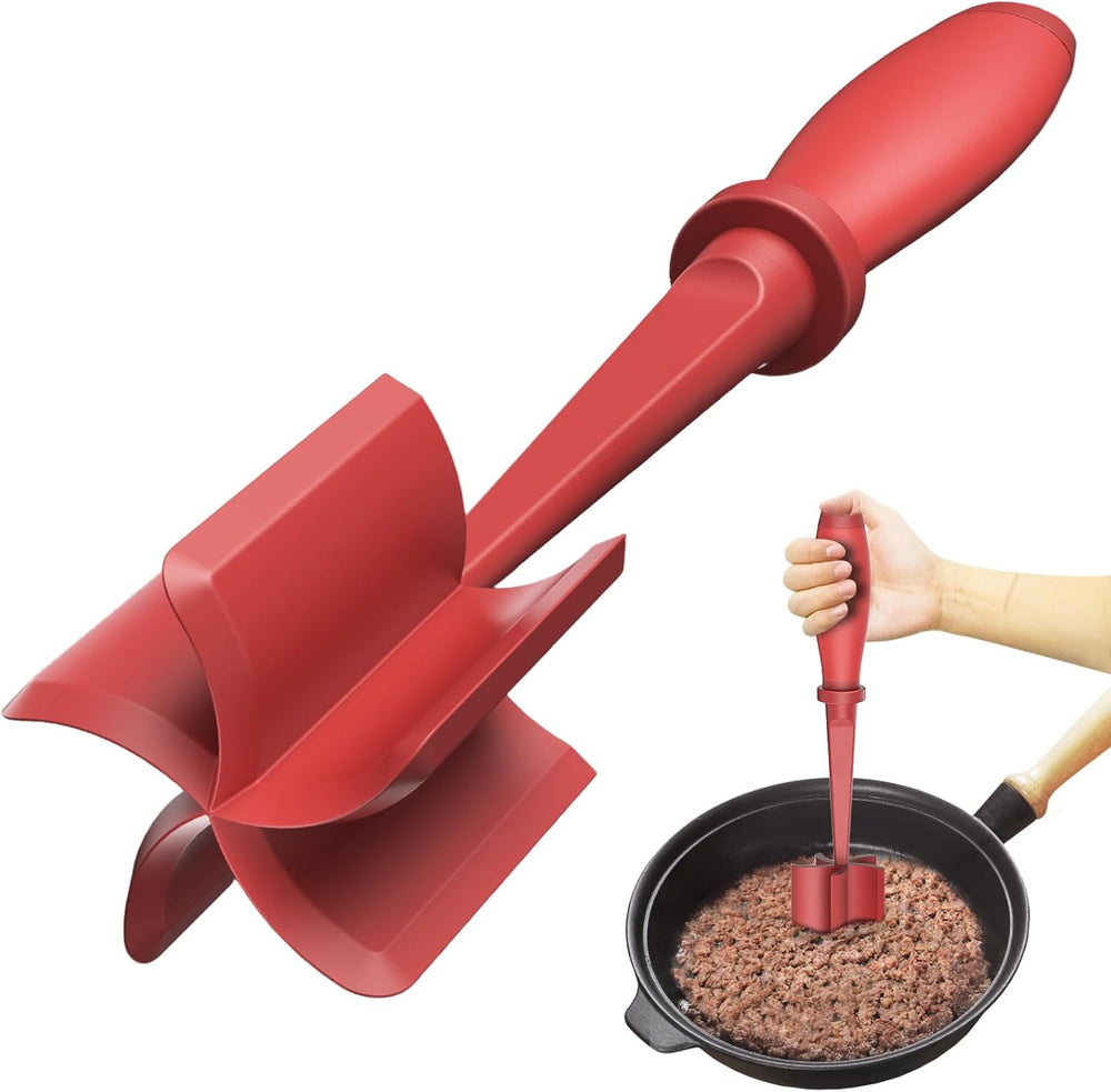 Enhanced Product Title: **Premium Heat-Resistant Meat Chopper - Durable Kitchen Tool for Effortless Meat Shredding and Slicing**