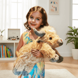 HEATHERMO Highland Cattle Plush Toy - Adorable Fluffy Stuffed Animal with Rustic Charm for Kids and Collectors
