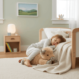 HEATHERMO Highland Cattle Plush Toy - Adorable Fluffy Stuffed Animal with Rustic Charm for Kids and Collectors