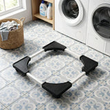 Adjustable Appliance Roller Base – Fits to 50×50cm, Locking Wheels & Anti-Vibration