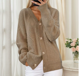 Women's v-neck cardigan, view 5