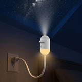 Galaxy Projector Night Light – 2-in-1 LED Starry Sky, USB, Flexible Gooseneck