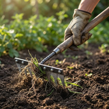 Enhanced Product Title: "Kohlenstoffstahl Unkrautrechen mit spitzen Zinken – Robuste Gartenwerkzeuge für effektives Unkrautjäten" 

This title includes relevant keywords while providing a clear description of the product's material and purpose, making it