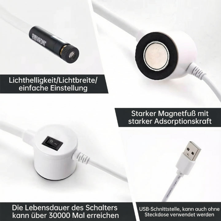 Enhanced Product Title: **Magnetische Nähhilfe mit LED-Licht – Praktisches Nähzubehör für präzises Arbeiten und bessere Sicht** 

This title includes relevant keywords and highlights the product's features, making it more appealing for Google Shopping.
