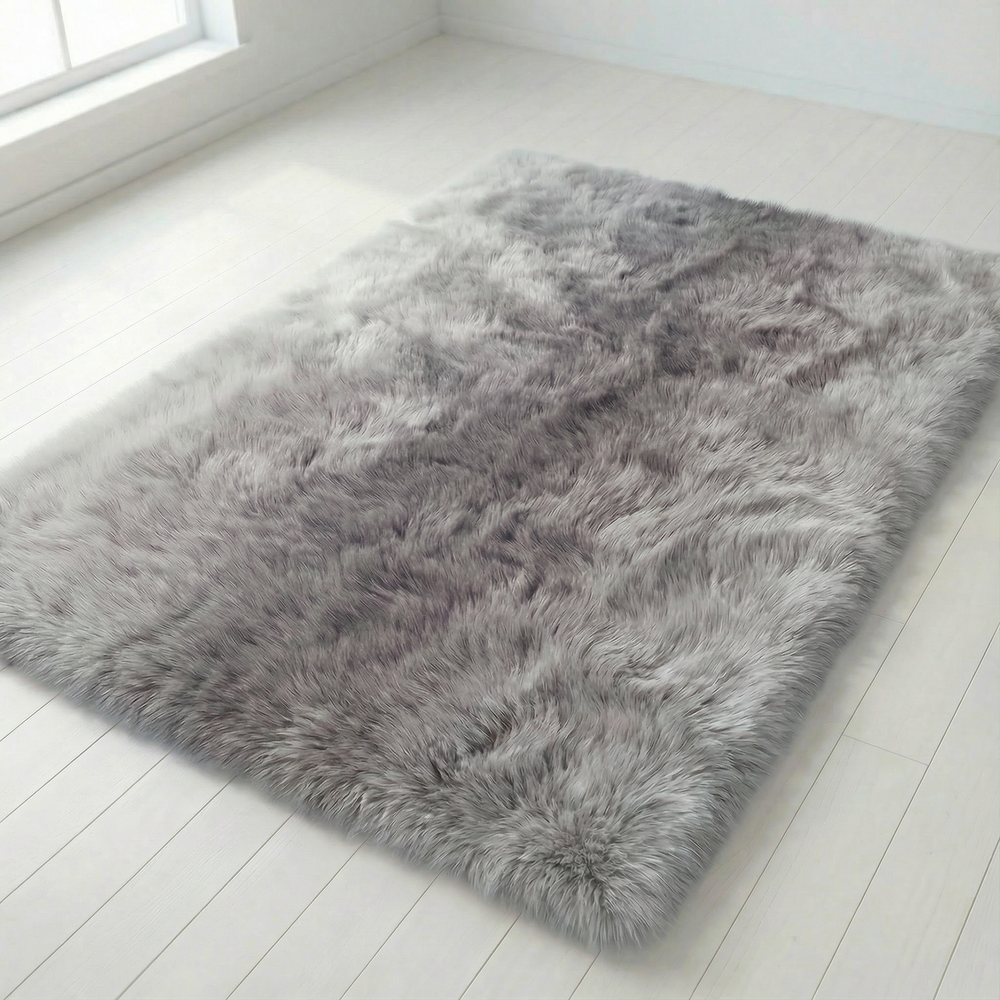 Gradient Plush Area Rug - Soft, Shed-Free, Non-Slip Design for Ultimate Comfort
