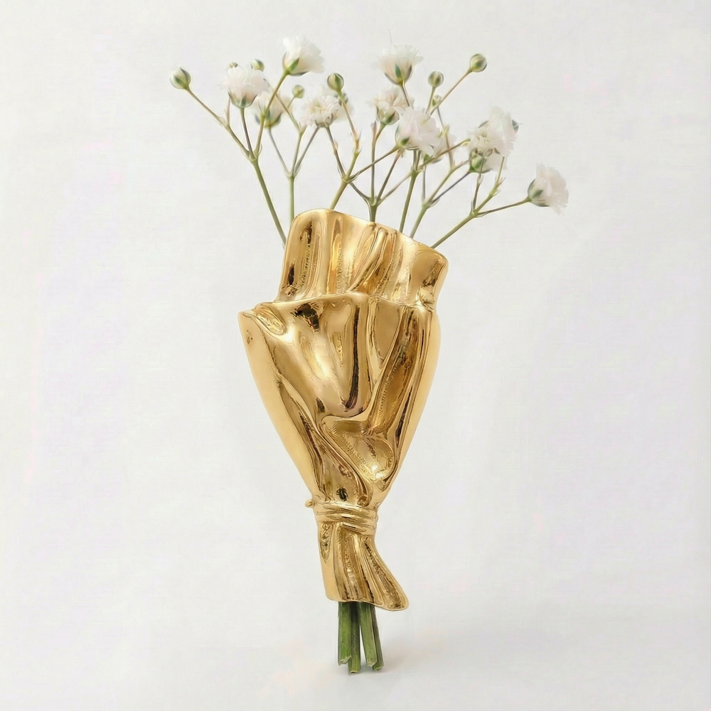 Elegante Blumenvase-Brosche mit kleiner Öffnung für frische Blumenstiele – Perfekte Geschenkidee für Blumenliebhaber