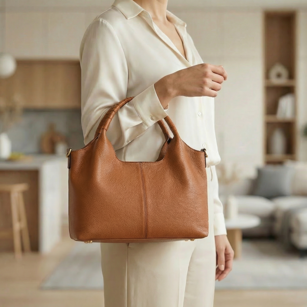 Optimized Product Title: "Weiche Leder Hobo Tasche mit Mehreren Fächern – Stilvolle und Praktische Handtasche für Jeden Anlass" 

This title includes relevant keywords while also emphasizing the product's features and appeal.