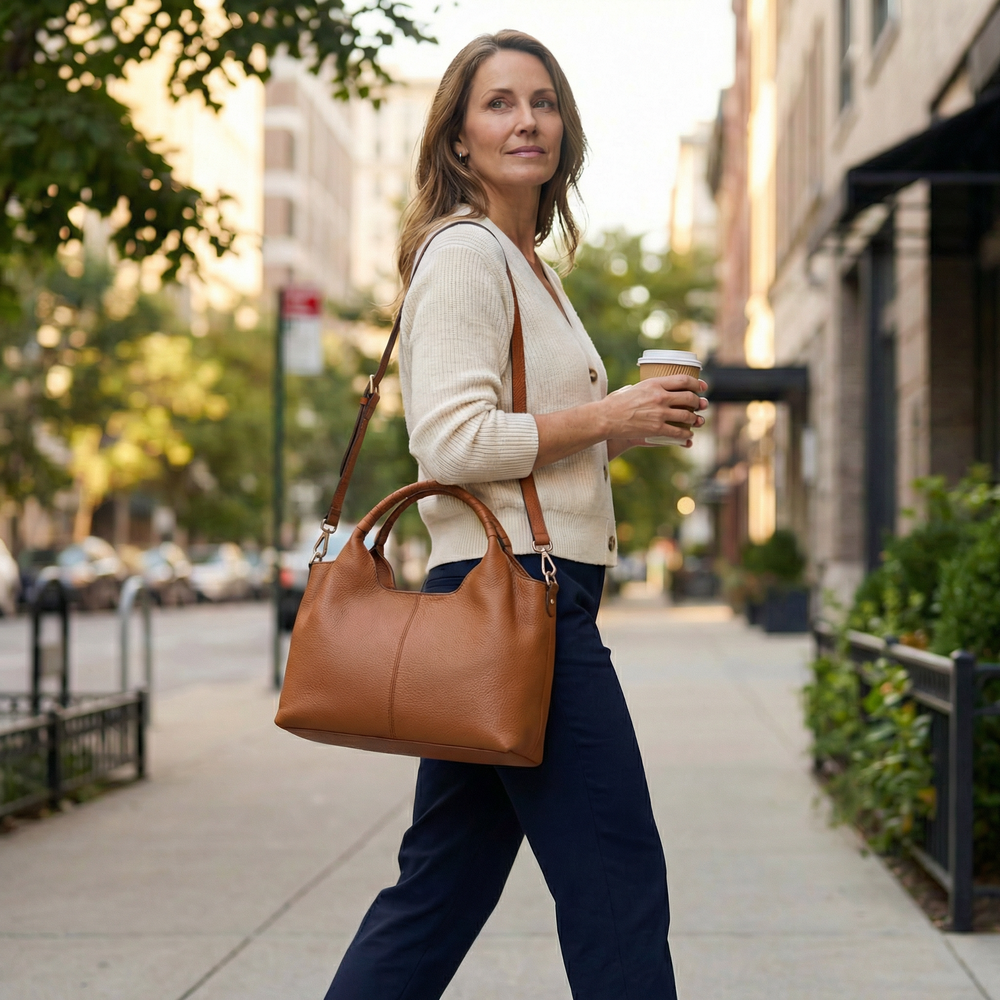 Optimized Product Title: "Weiche Leder Hobo Tasche mit Mehreren Fächern – Stilvolle und Praktische Handtasche für Jeden Anlass" 

This title includes relevant keywords while also emphasizing the product's features and appeal.