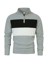 Brit & Boho™ Aspen Colorblock Quarter-Zip Pullover for Women | Stylish & Comfortable Layering Top