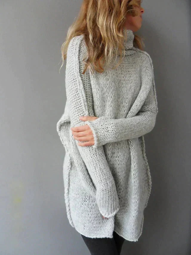 Emma Women's Plus Size Gray Sweater - Stylish & Comfortable Pullover for Every Occasion
