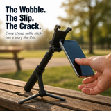 Magnetic Smartphone Tripod – 4-Leg Stability, MagSafe Compatible & Bluetooth Remote