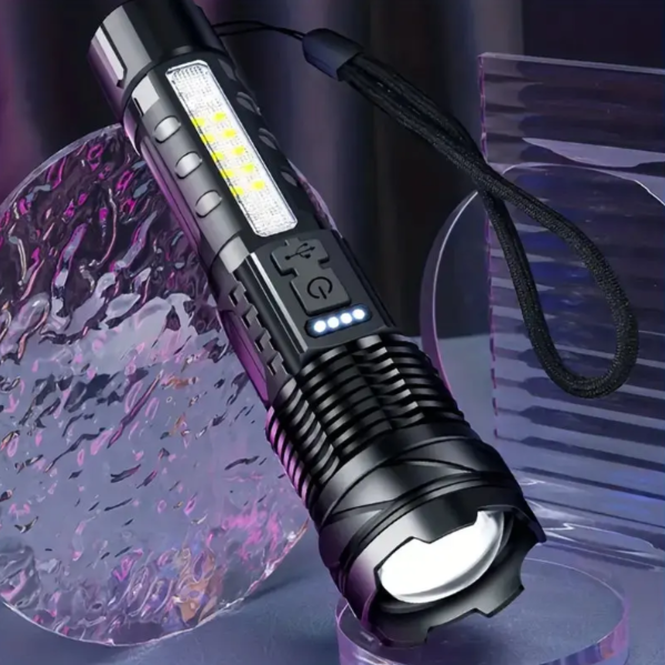 Ultra-Bright 5000 Lumens Military-Grade Tactical Flashlight - High-Performance, Durable & Waterproof